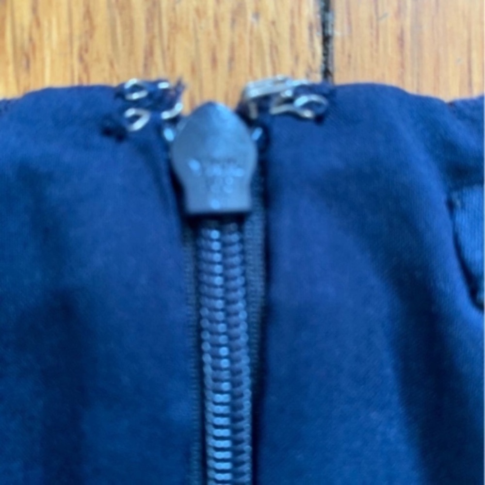 🆕 Madewell Lace Shift Dress Navy Blue - Picture 11 of 14